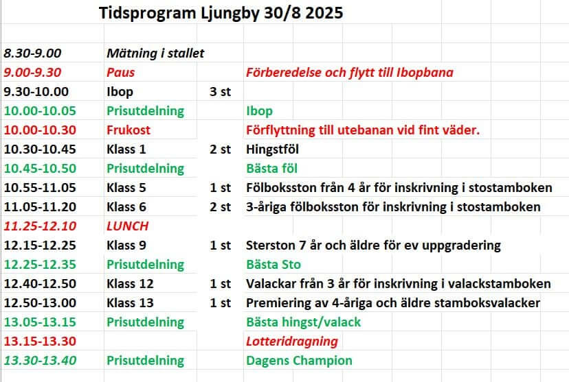 Uppd Tidsprogram