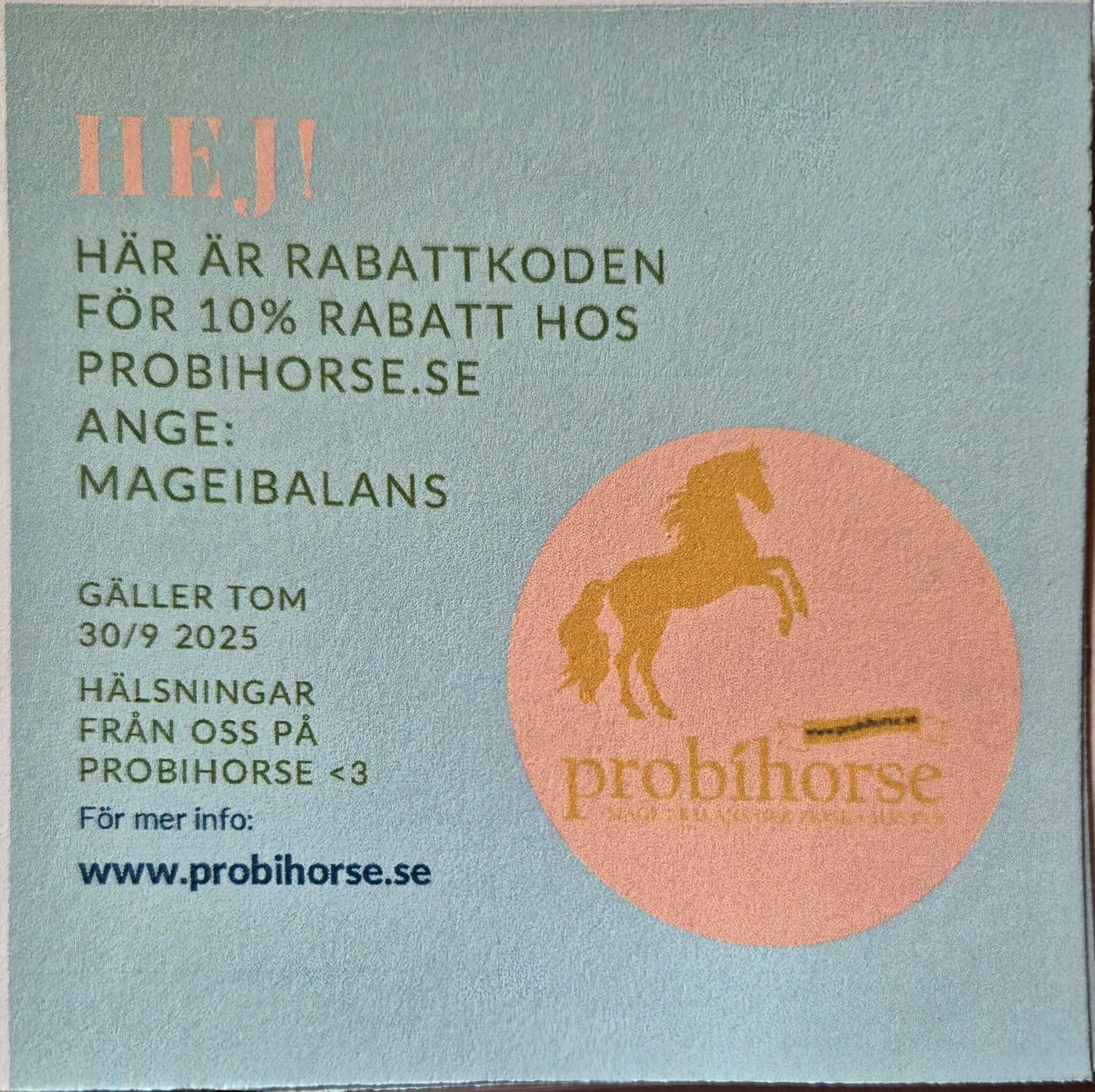 Probihorse Rabatt 2025